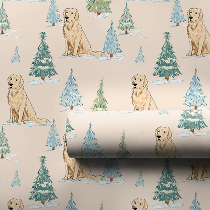 Retriever’s Christmas Tree - Wrapping Paper