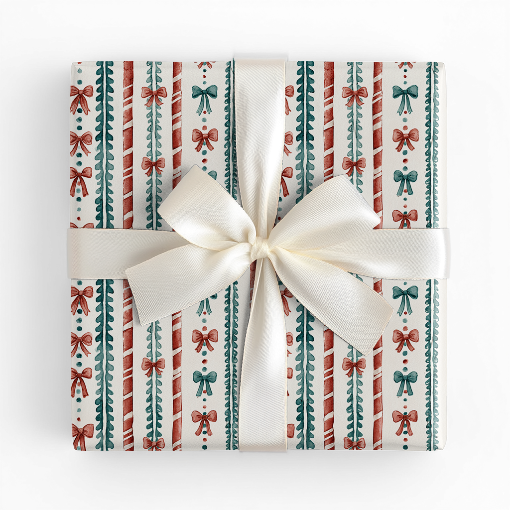 Ribbon & Pine - Wrapping Paper