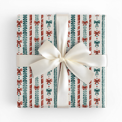 Ribbon & Pine - Wrapping Paper