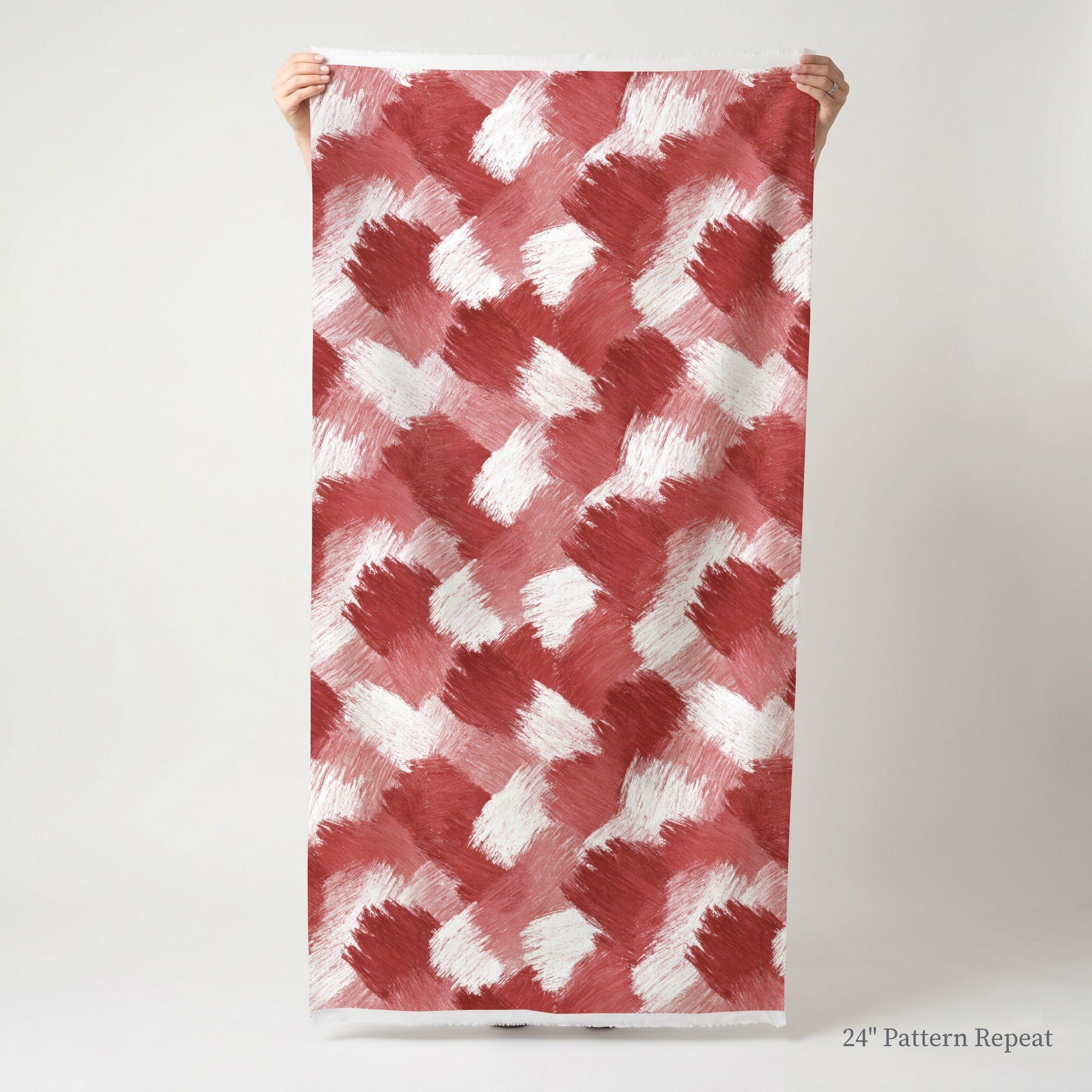 Pearl Crimson Fabric by the Yard