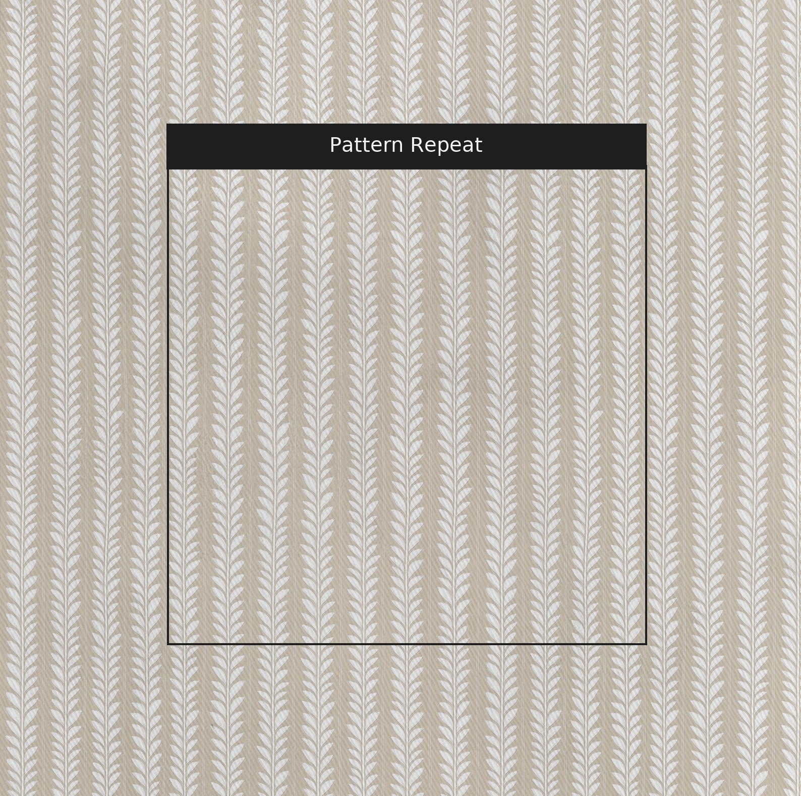 Skinny Sprig Fabric by the Yard — pattern repeat