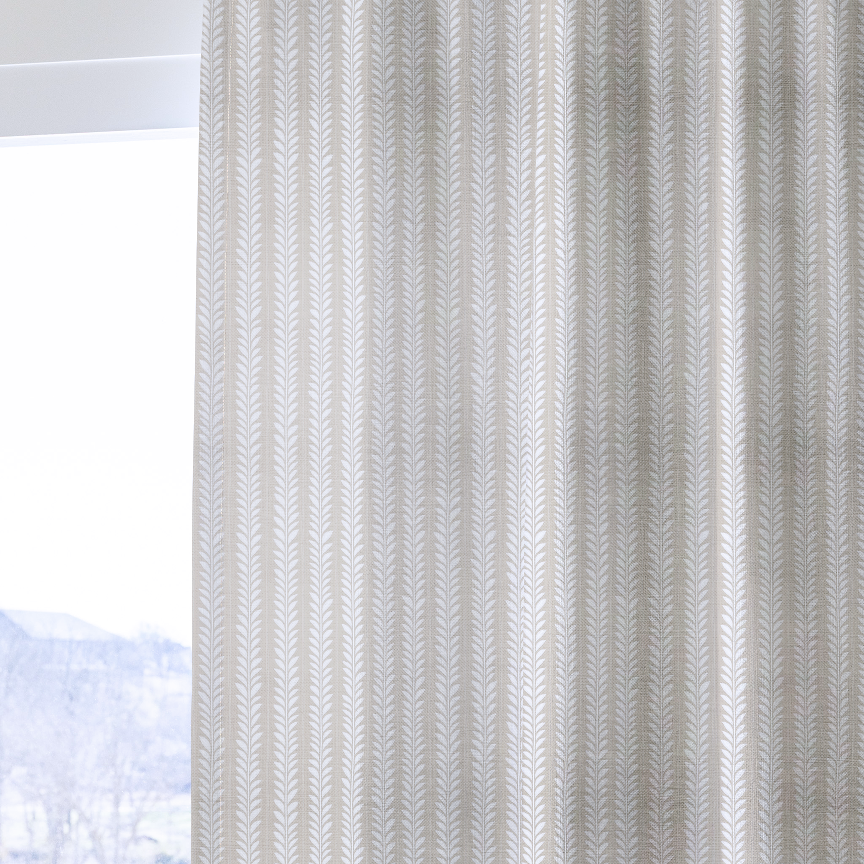 Skinny Sprig - Drapery — one panel