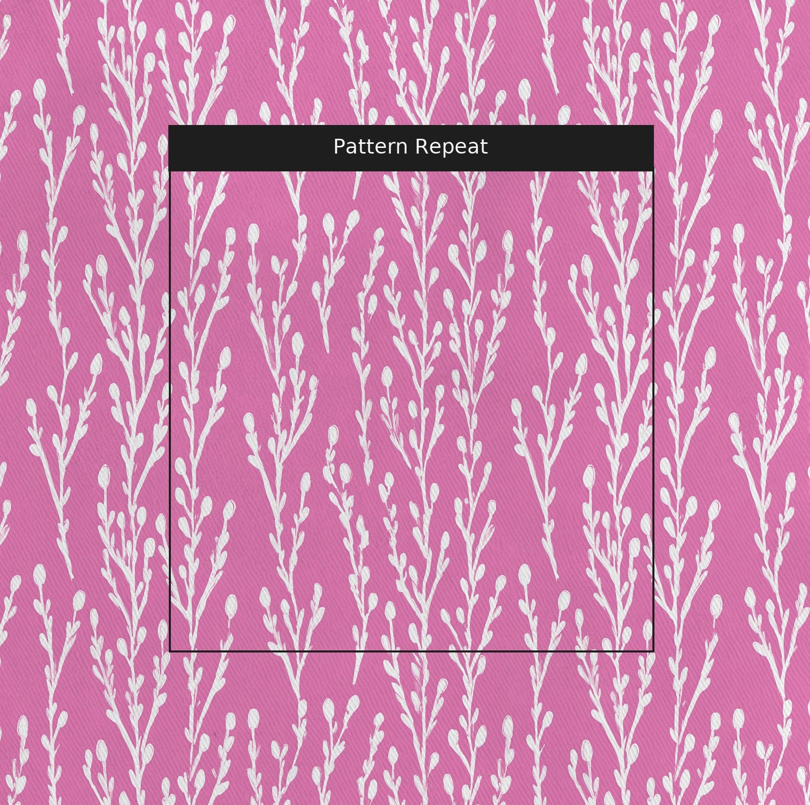Iris Fabric by the Yard — pattern repeat
