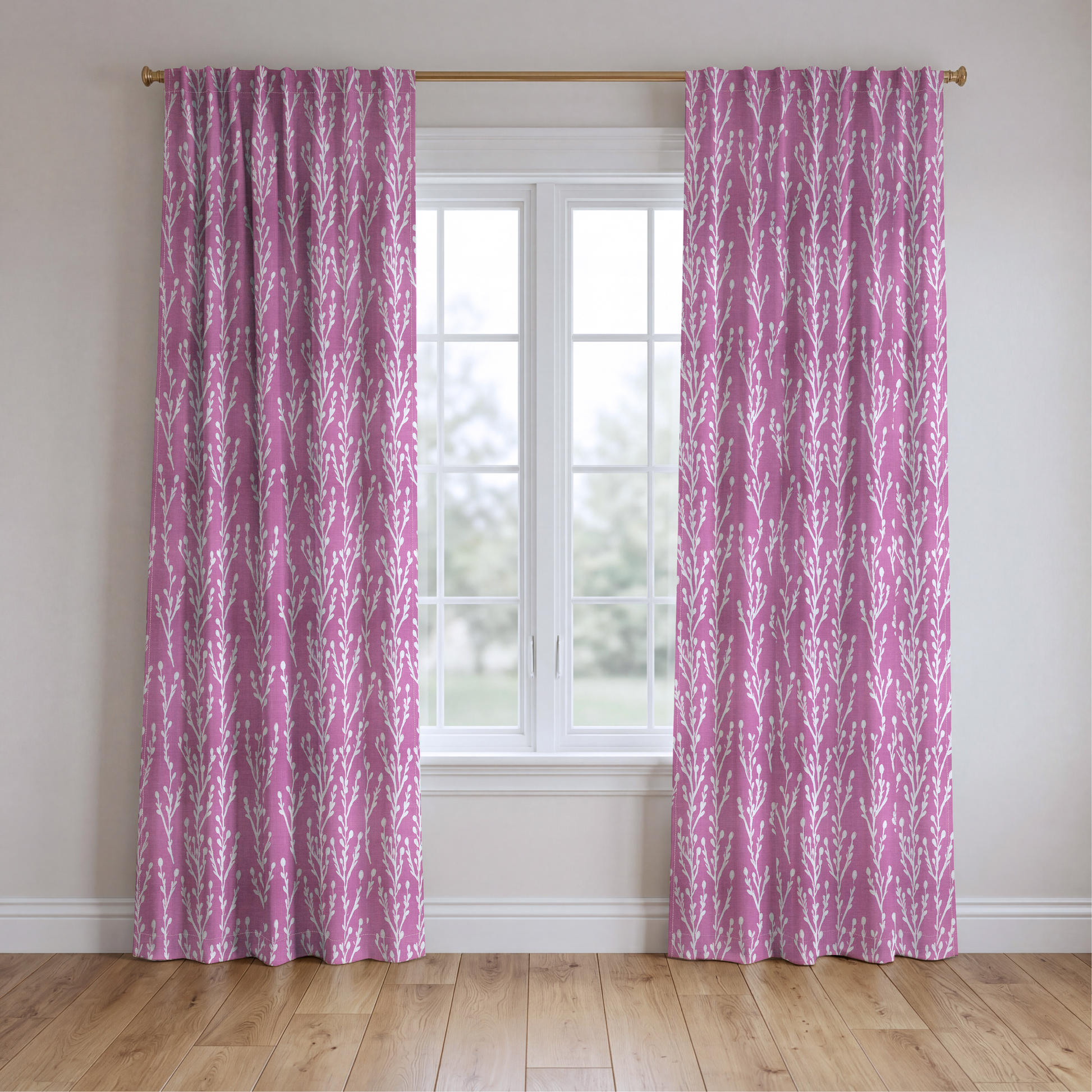 Iris - Drapery — two panels