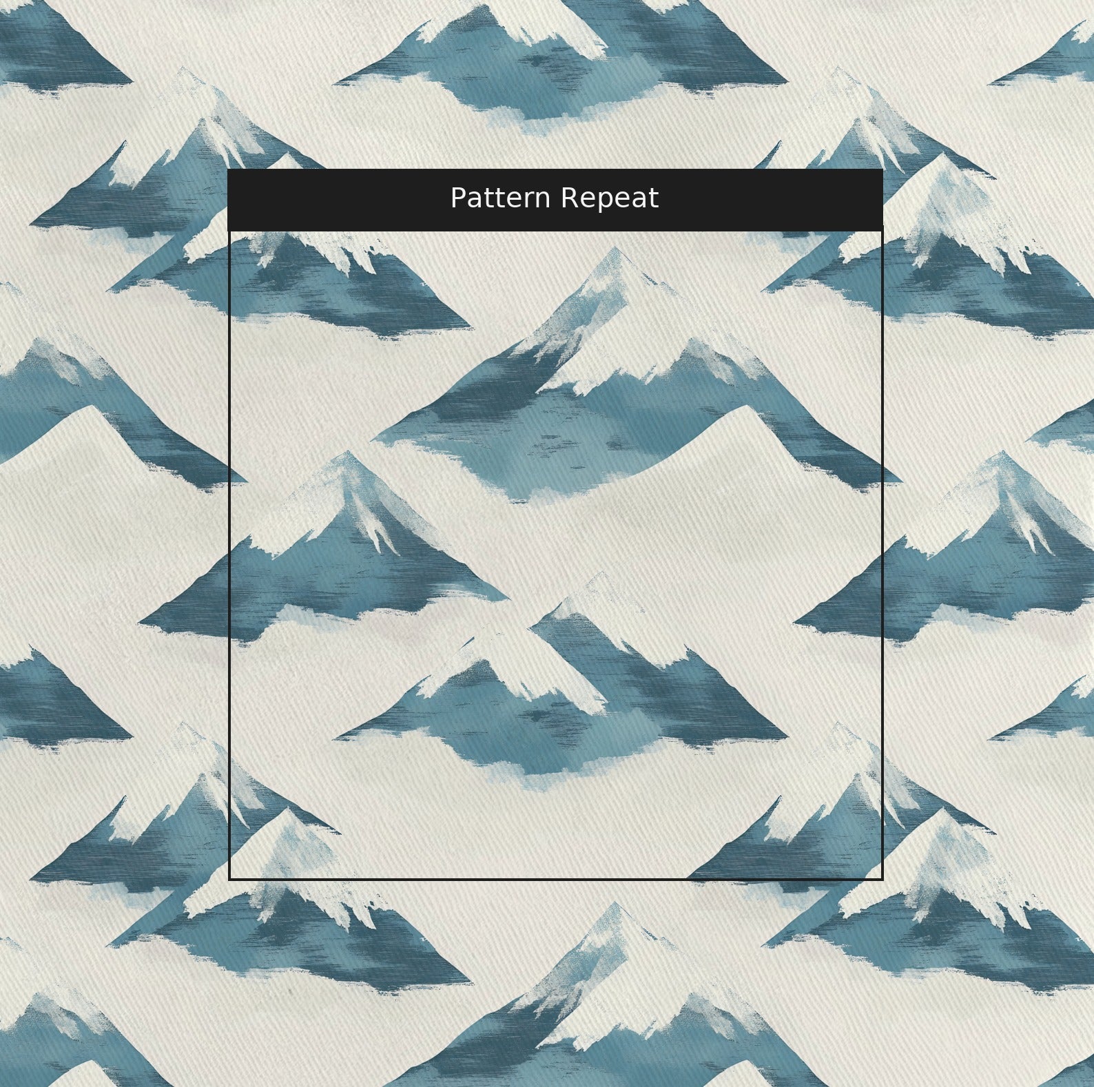 Chalet Horizon Fabric by the Yard — pattern repeat