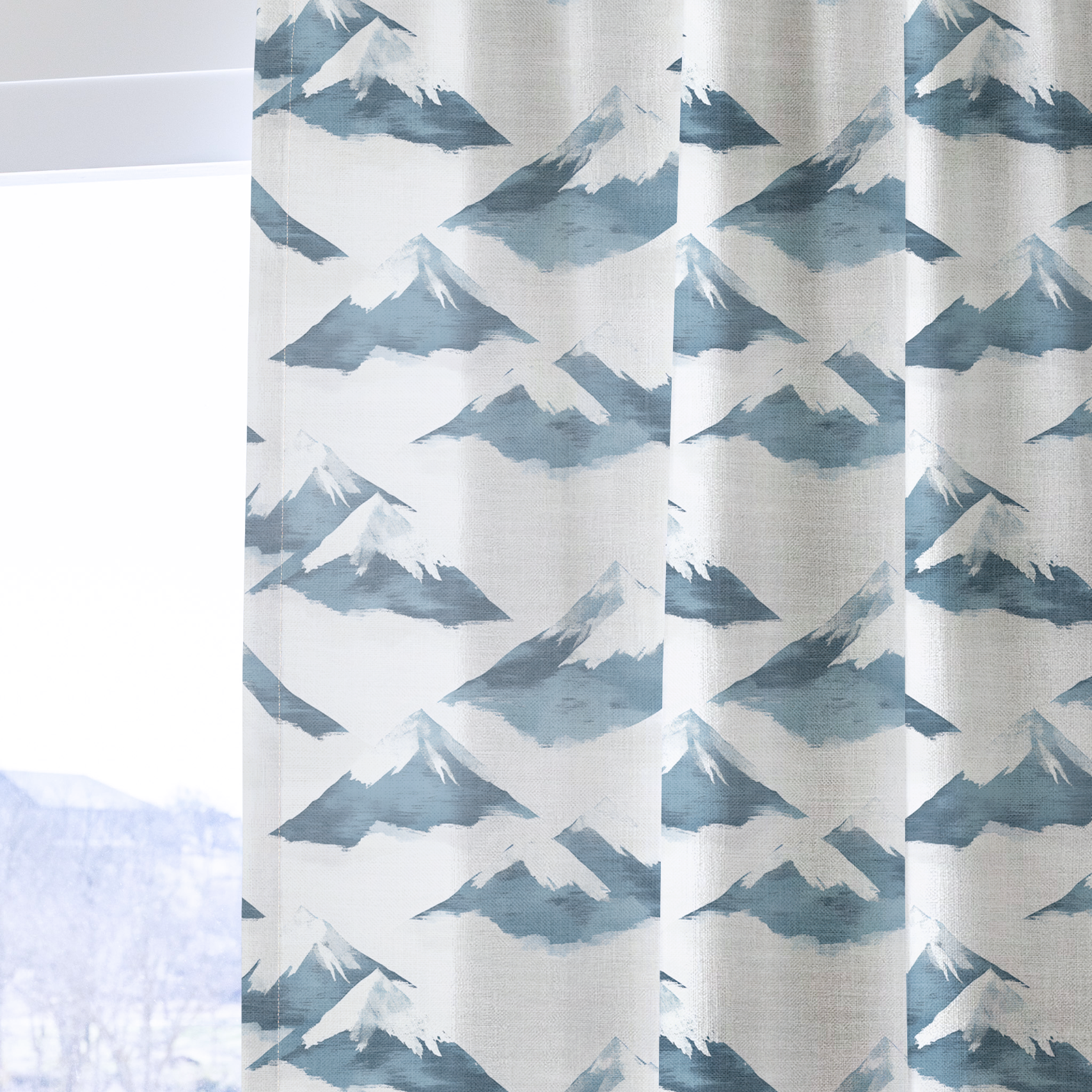 Chalet Horizon - Drapery — one panel