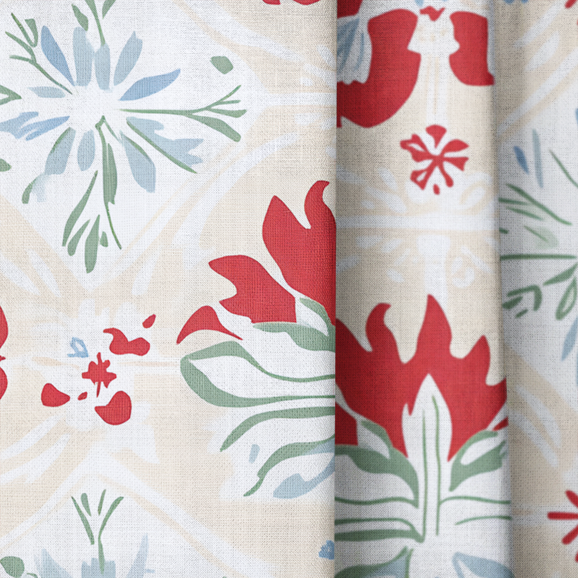 Picnic - Drapery — close up