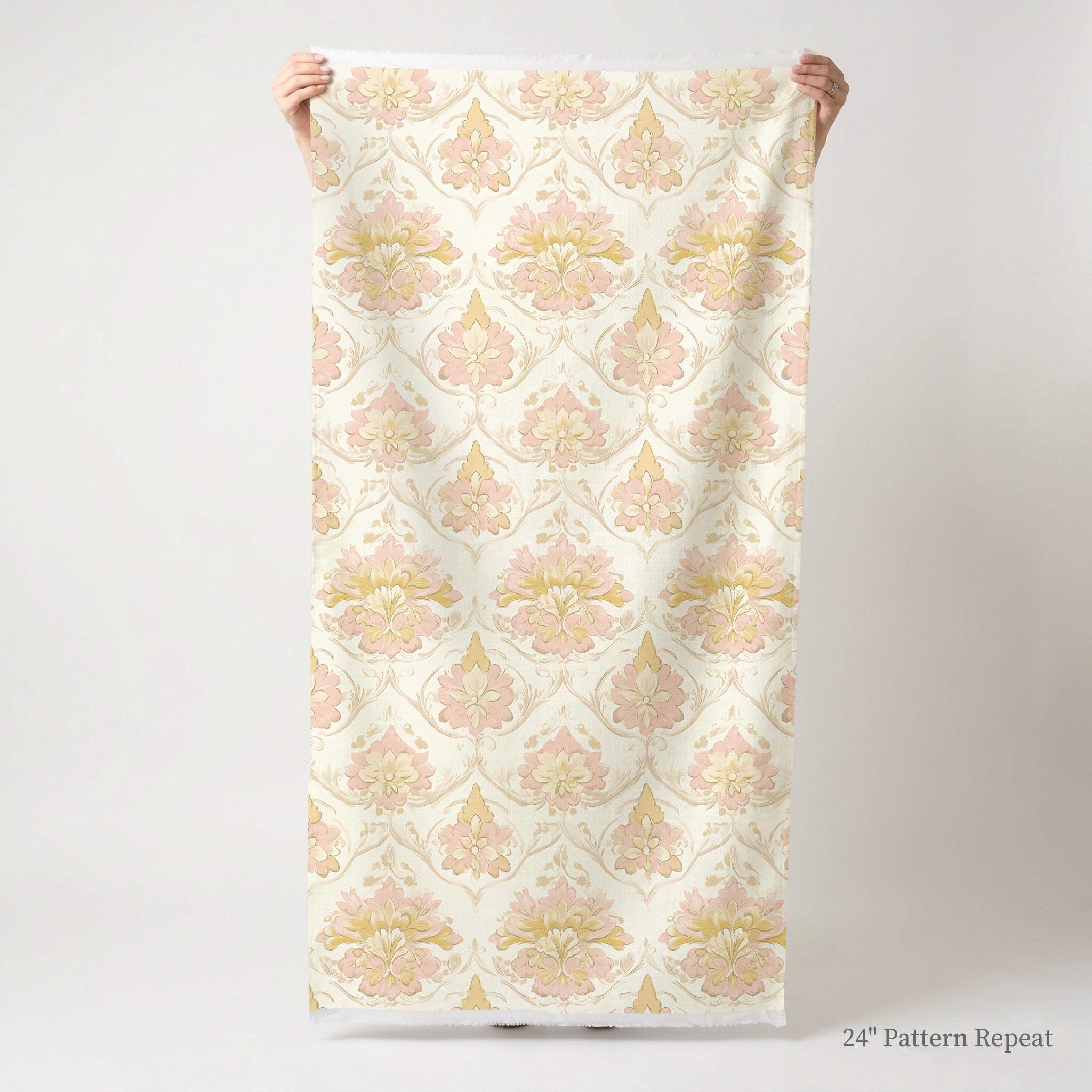Rosewood Lattice Fabric by the Yard