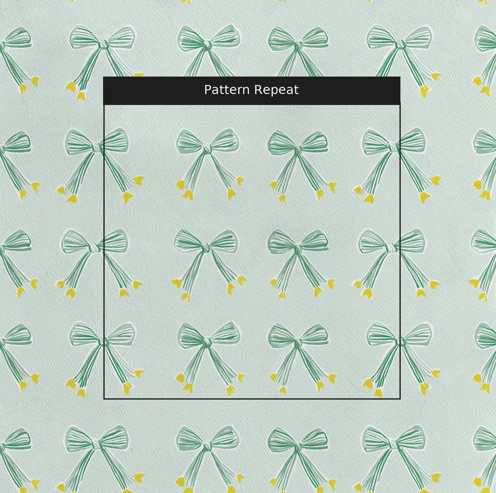 Charms & Knots Fabric by the Yard — pattern repeat