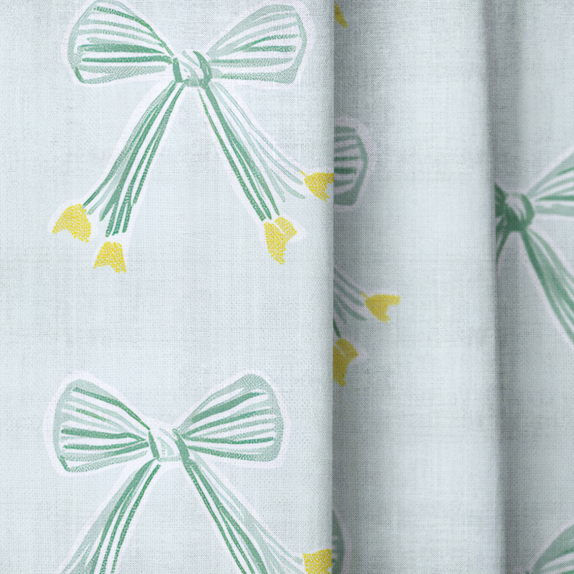 Charms & Knots - Drapery — close up