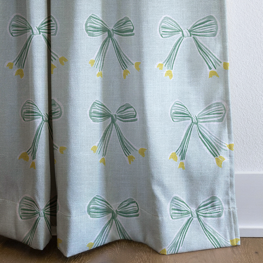 Charms & Knots - Drapery — corner closeup
