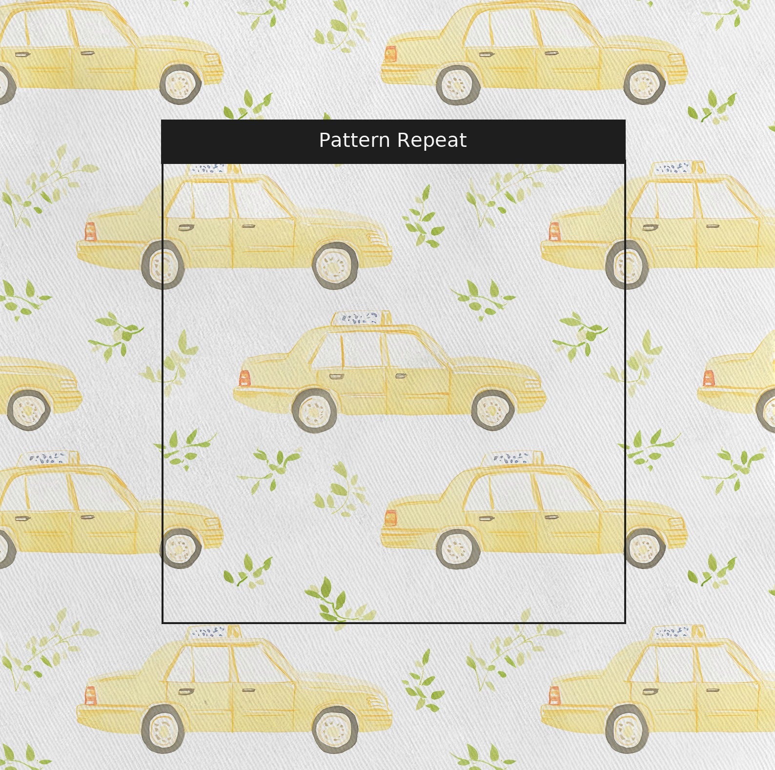 A New York Minute Fabric by the Yard — pattern repeat