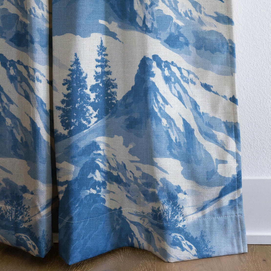 Sun Valley - Drapery — corner closeup