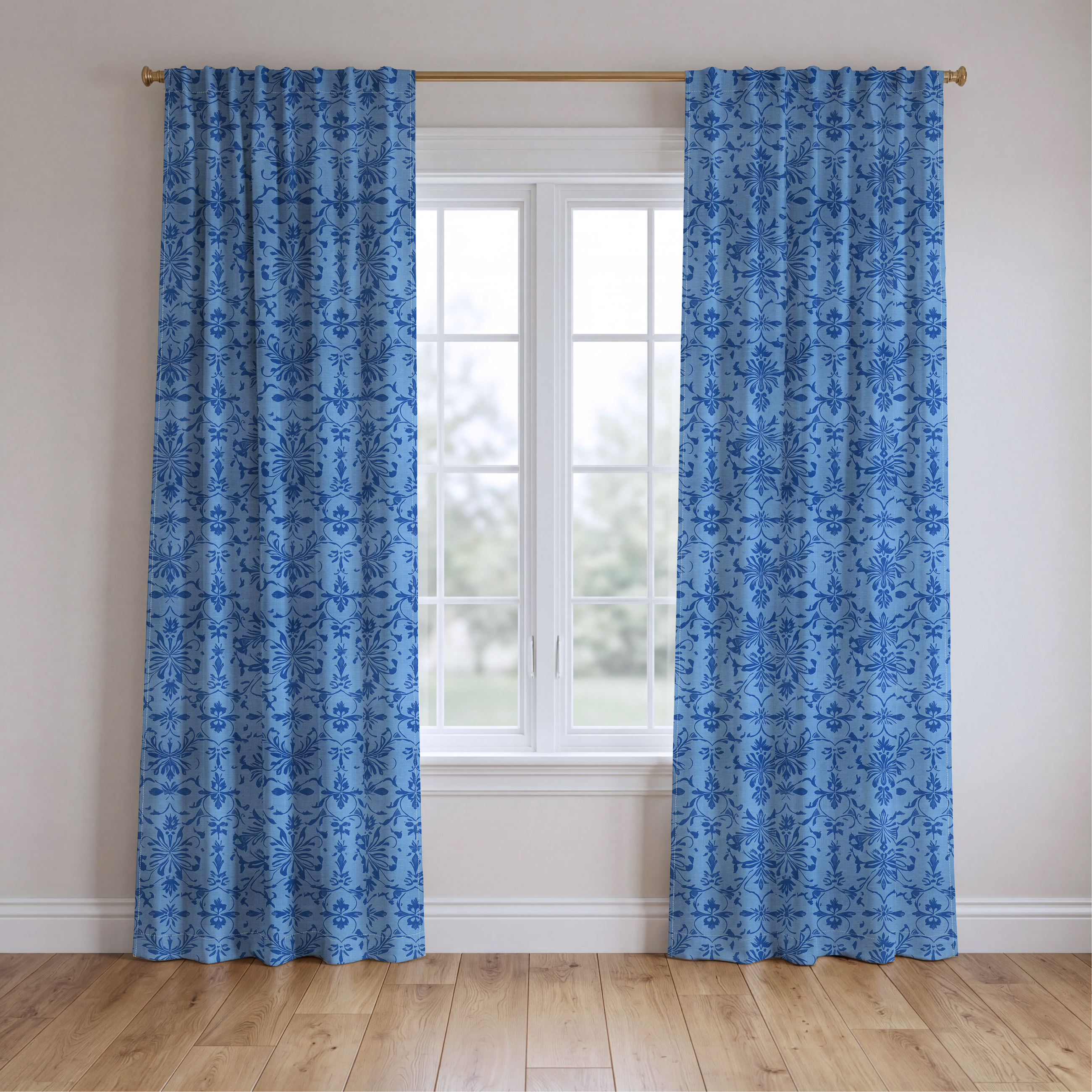 Lagoon - Drapery — two panels