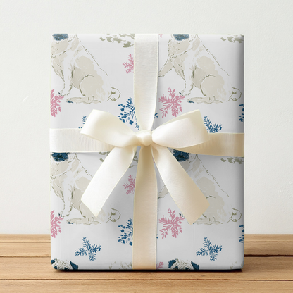 Cozy Christmas Pug - Wrapping Paper