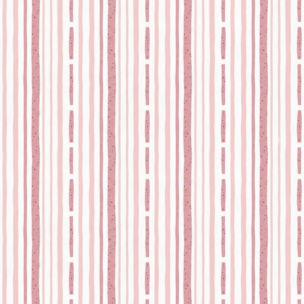 Ainsley Blush Stripes Wallpaper