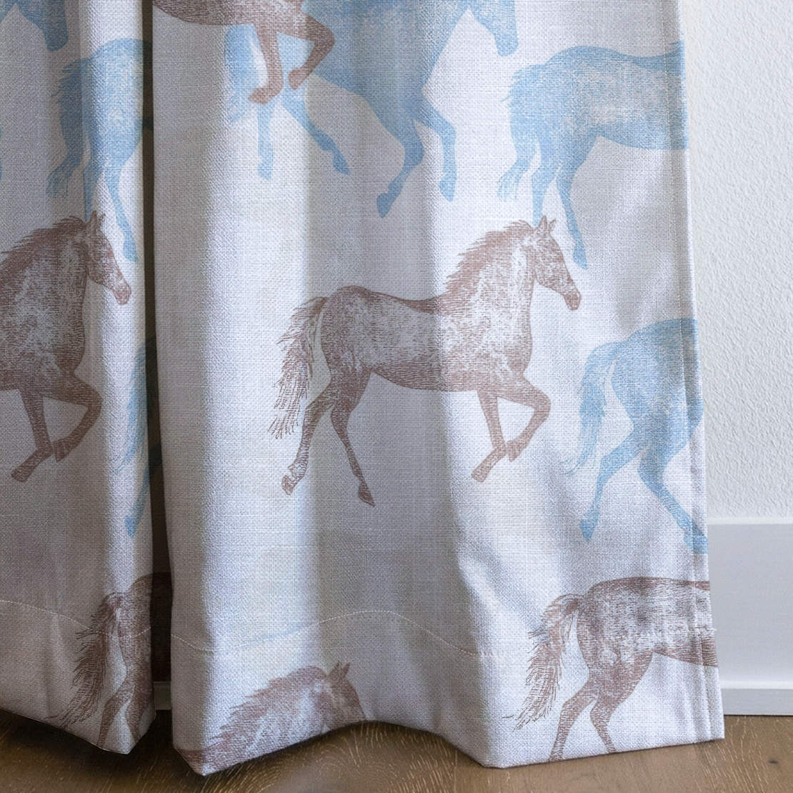 Hold Your Horses - Drapery — corner closeup