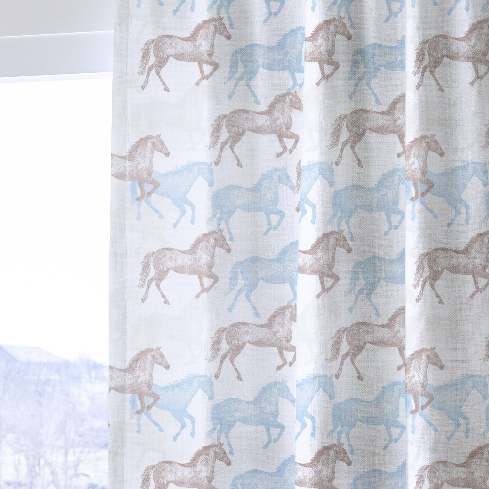 Hold Your Horses - Drapery — one panel