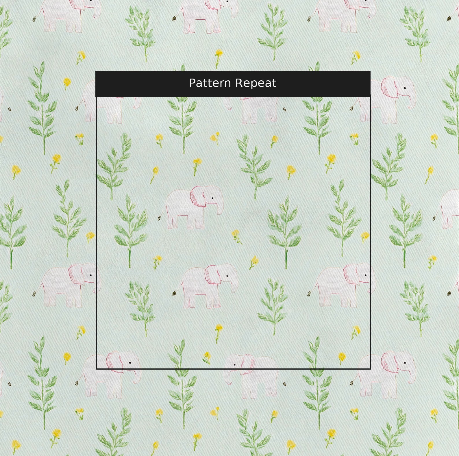 Little Giants Fabric by the Yard — pattern repeat