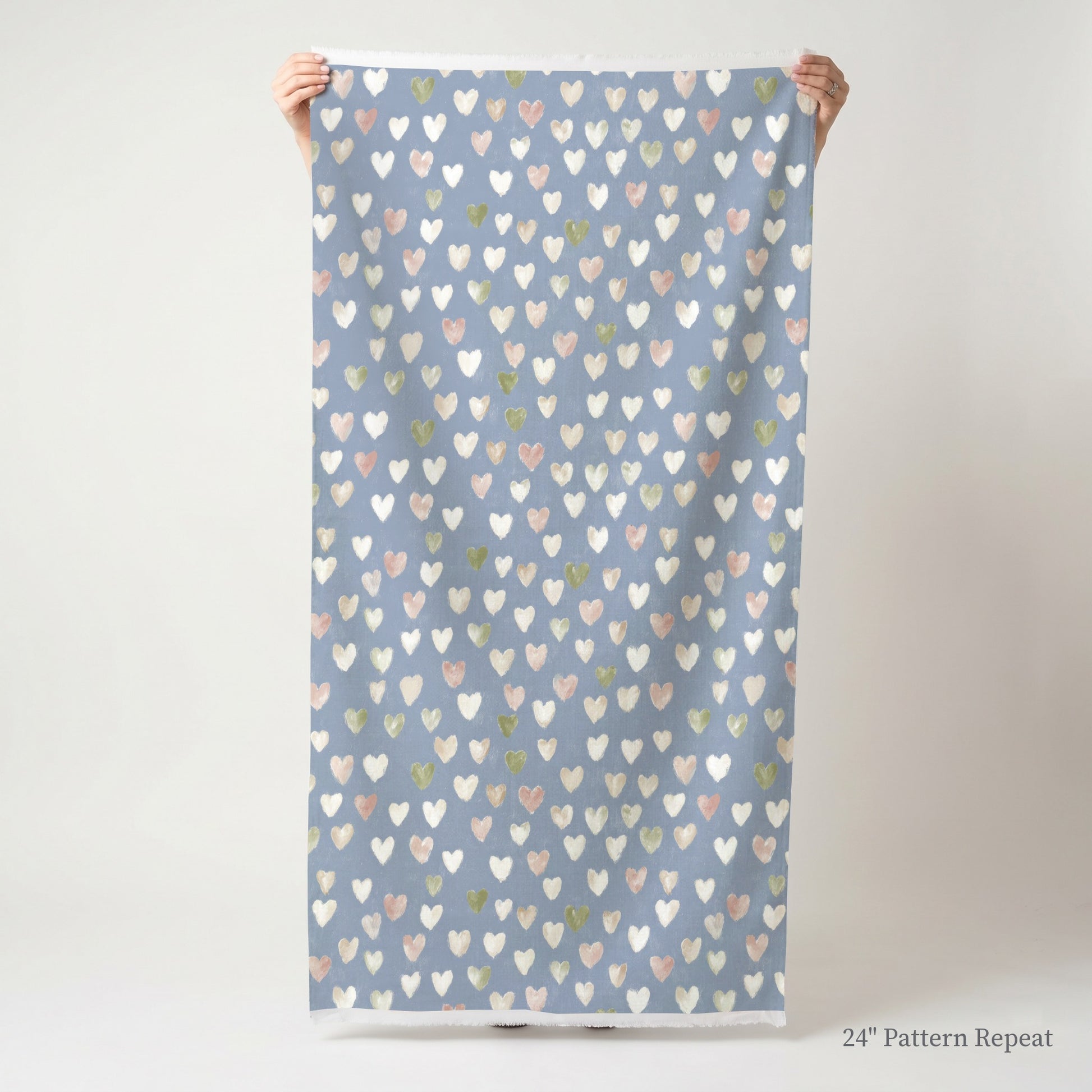 Abby Blue Fabric by the Yard