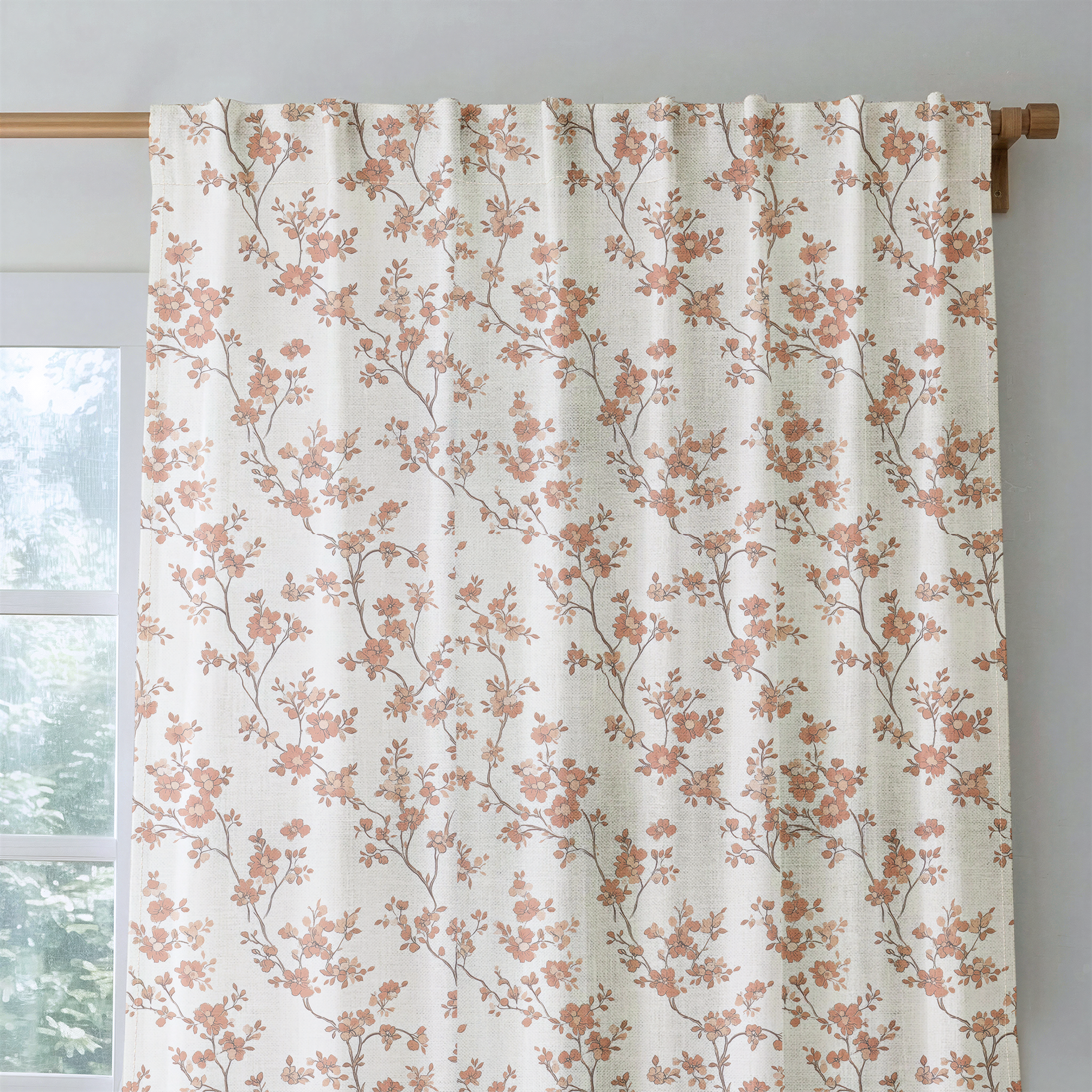 Cabin at Dawn - Drapery — rod
