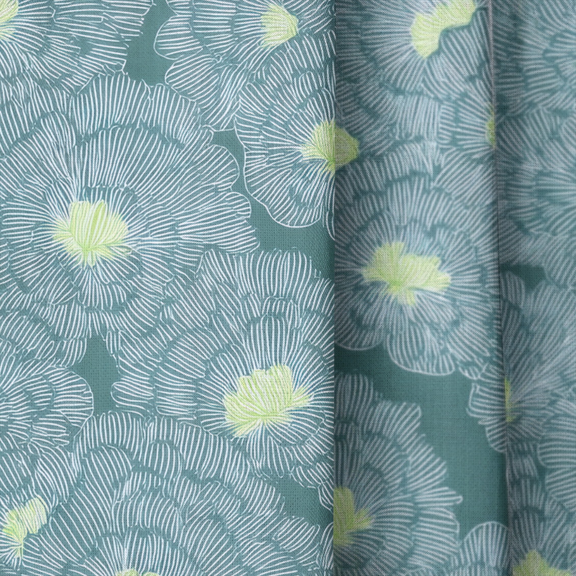 Reid Hall - Drapery — close up