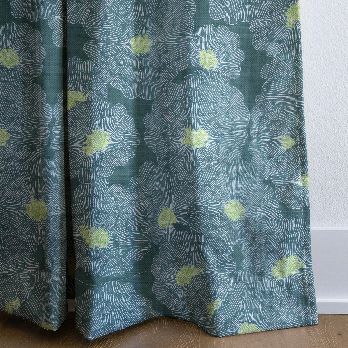 Reid Hall - Drapery — corner closeup
