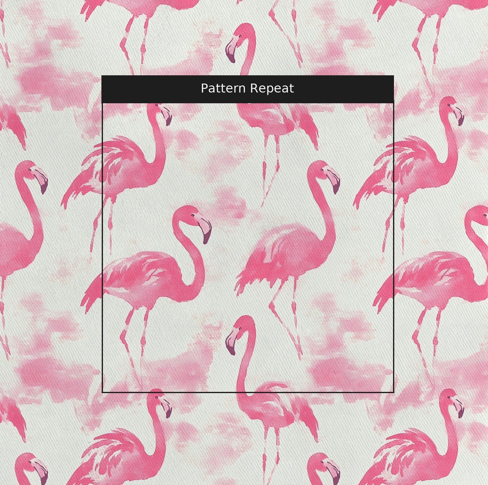 Tropical Paradise Fabric by the Yard — pattern repeat