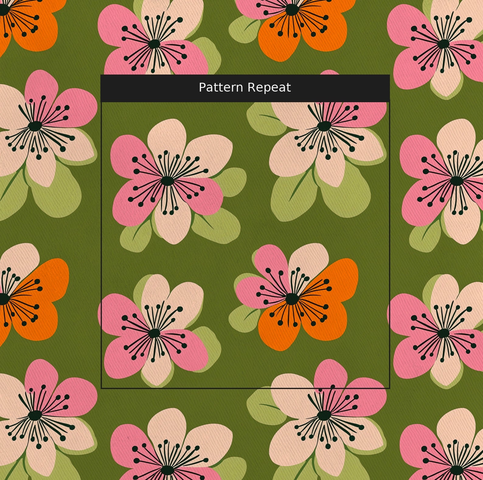 Marley Fabric by the Yard — pattern repeat