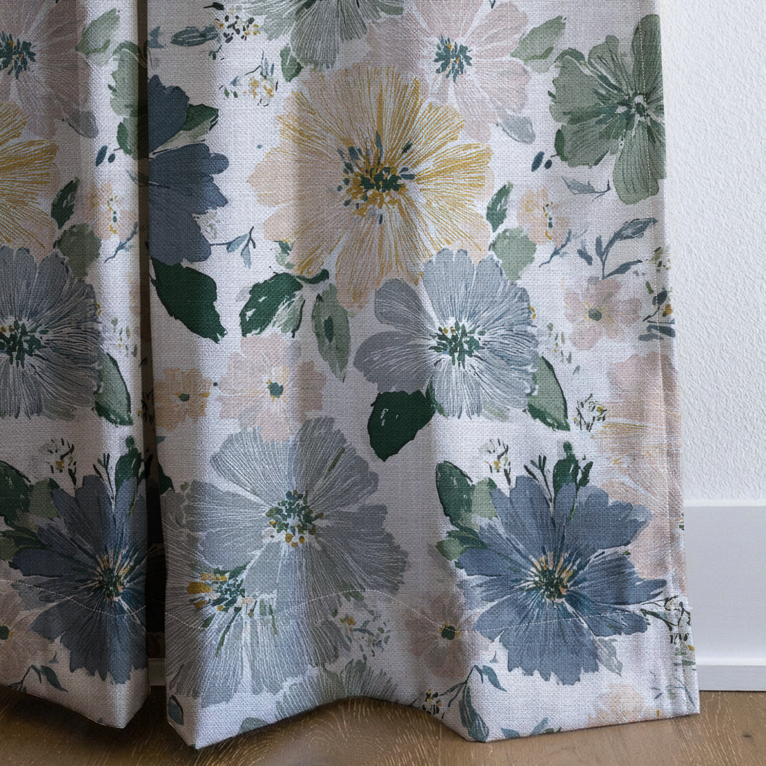 Briar Blossom - Drapery — corner closeup