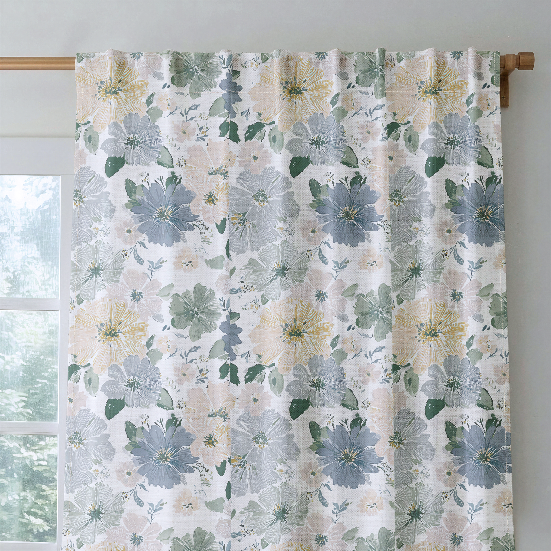 Briar Blossom - Drapery — rod