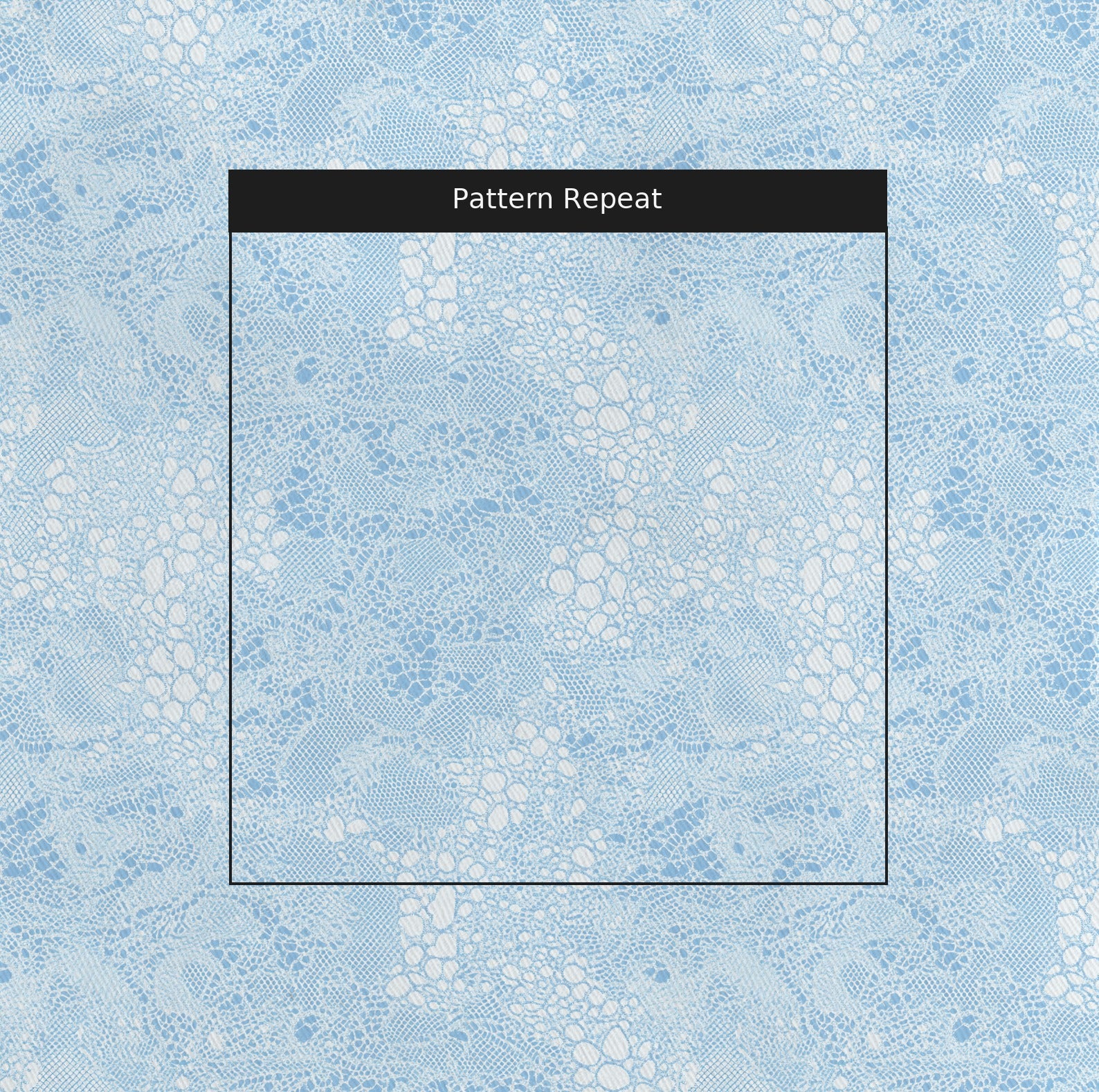 Sapphire Snake Fabric by the Yard — pattern repeat