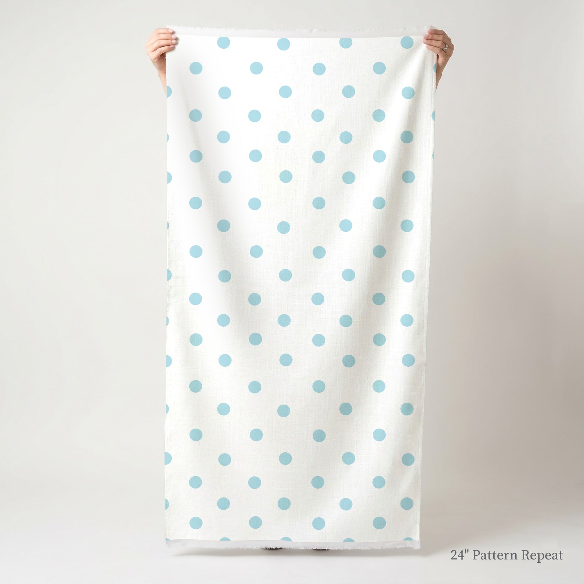 Blue Hannah Fabric by the Yard