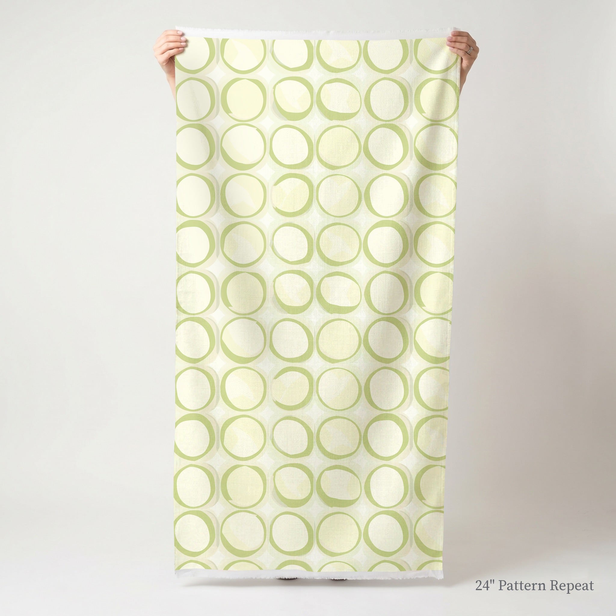 Groovy Green Fabric by the Yard