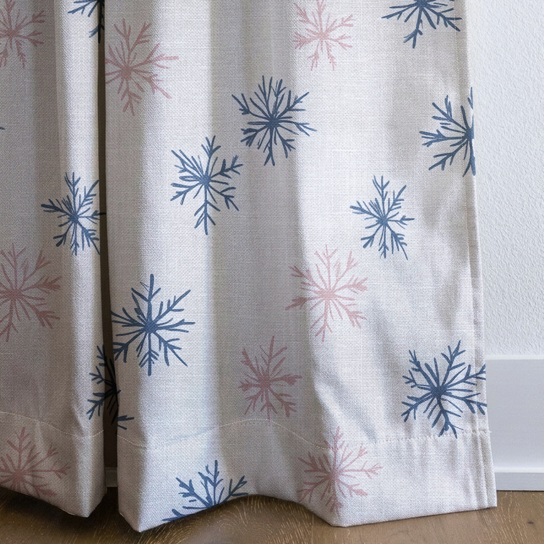 Arctic Bloom - Drapery — corner closeup