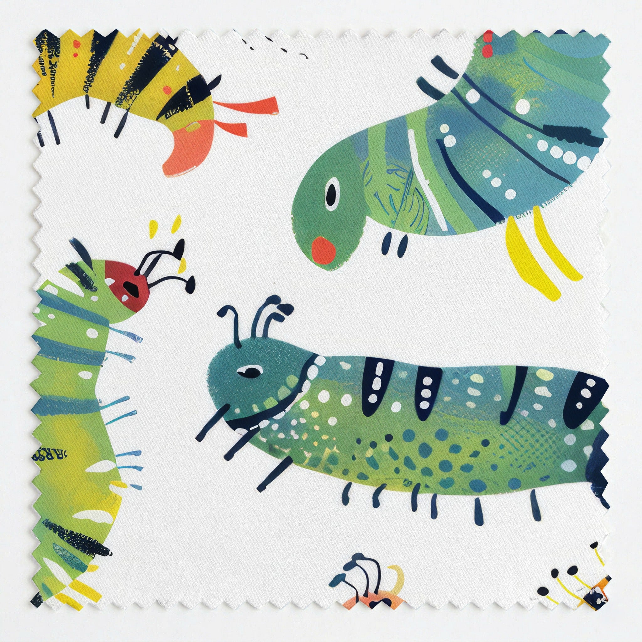 Little Caterpillar Fabric by the Yard