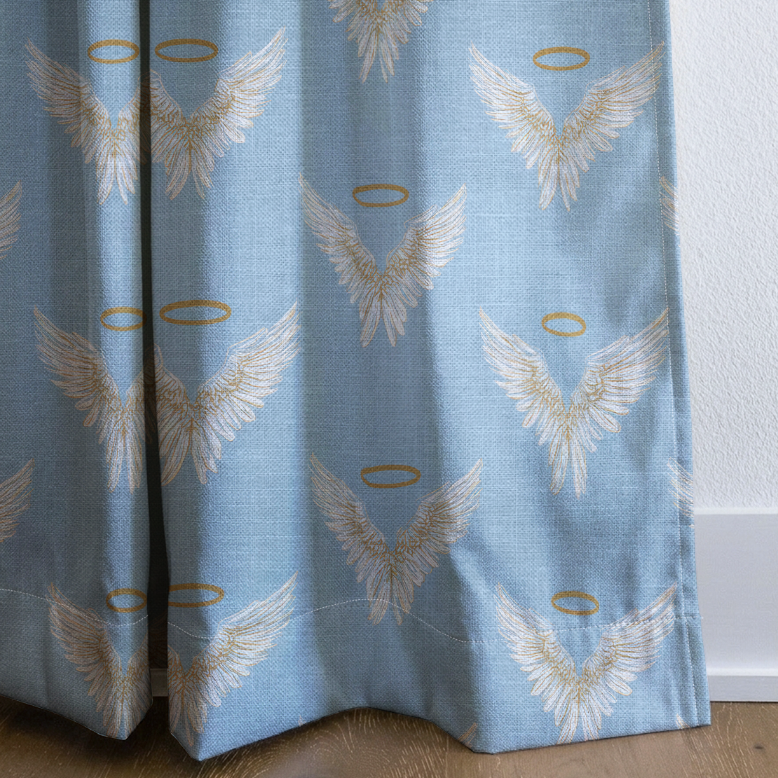 Watching Over Me - Drapery — corner closeup