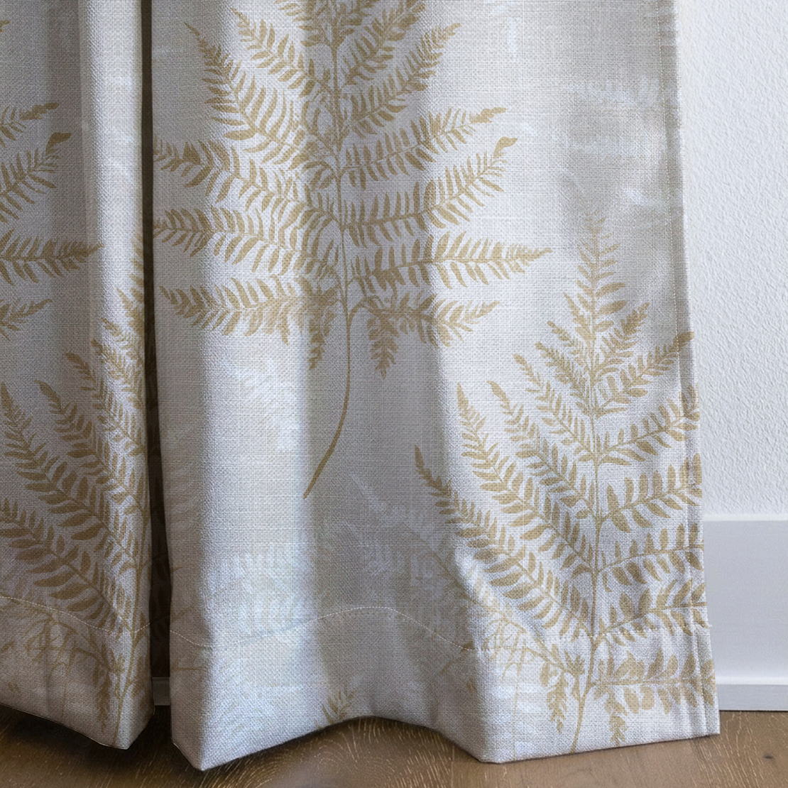 Laddwich - Drapery — corner closeup