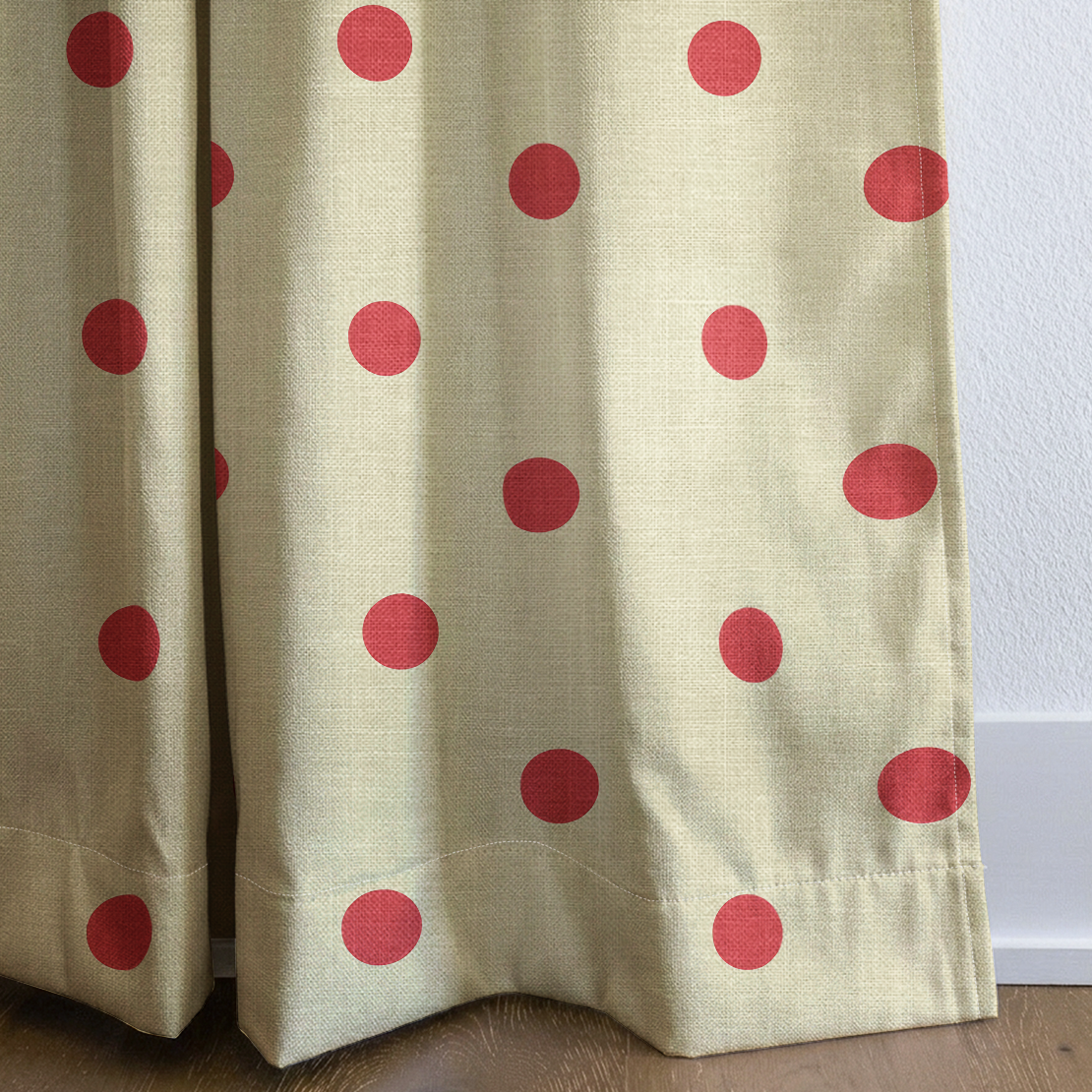 Dot of Blush - Drapery — corner closeup