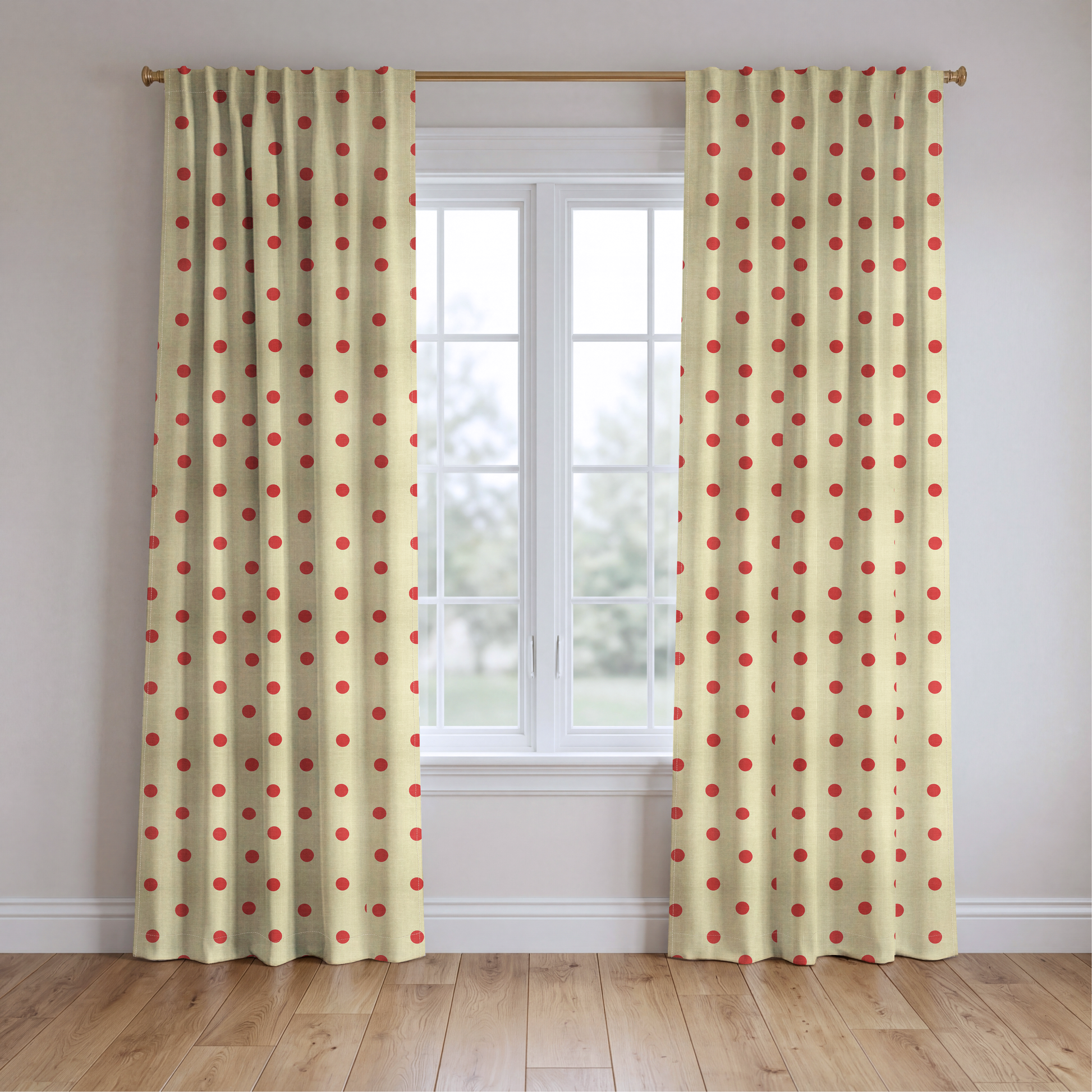 Dot of Blush - Drapery — two panels