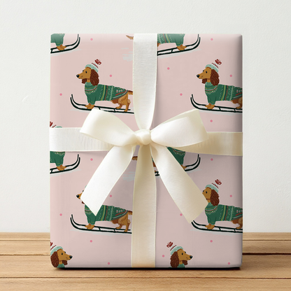 Dashing Brown - Wrapping Paper
