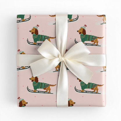 Dashing Brown - Wrapping Paper