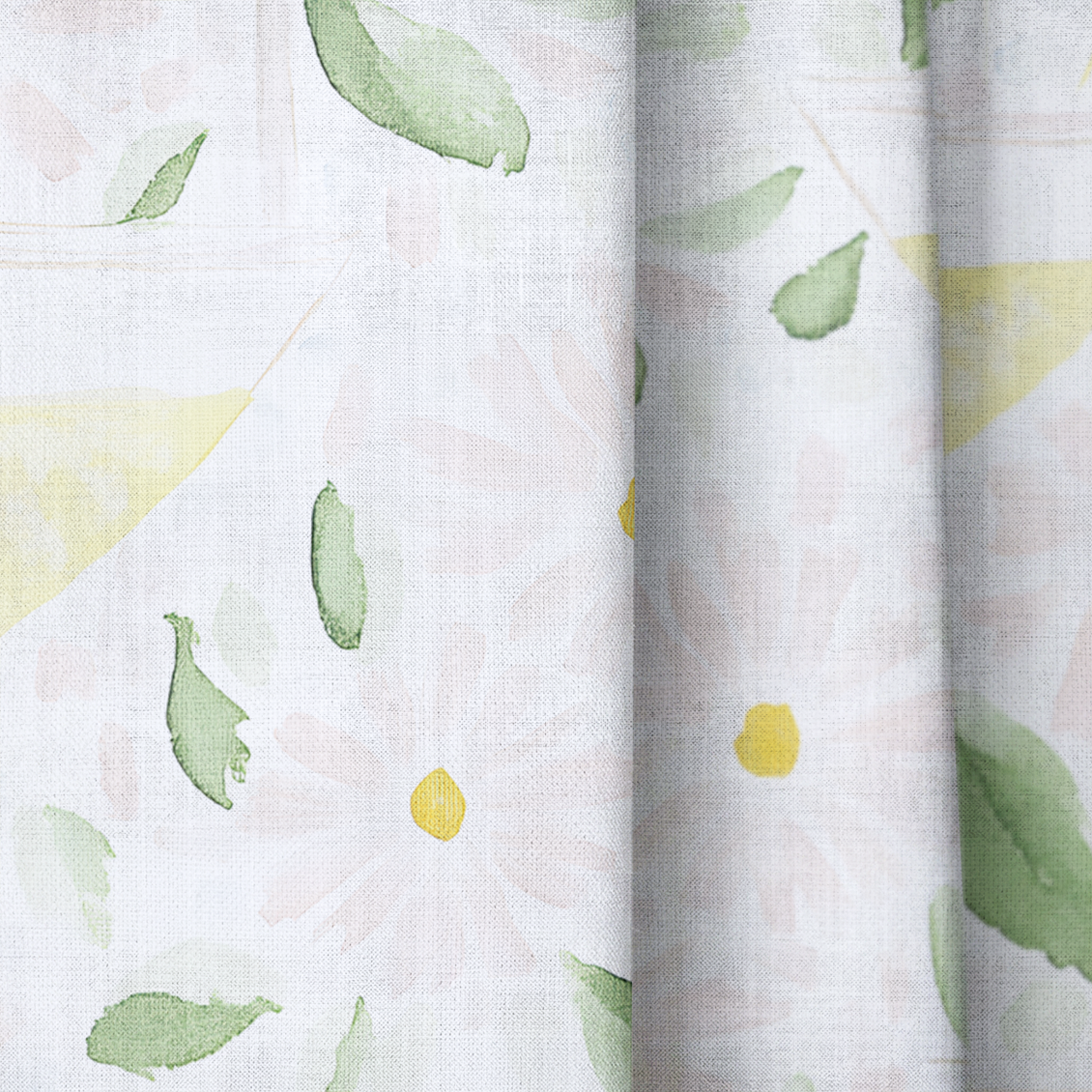 Citrus Chic - Drapery — close up