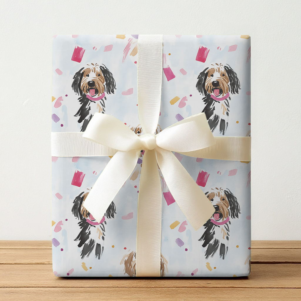 Odie Confetti-Wrapping Paper