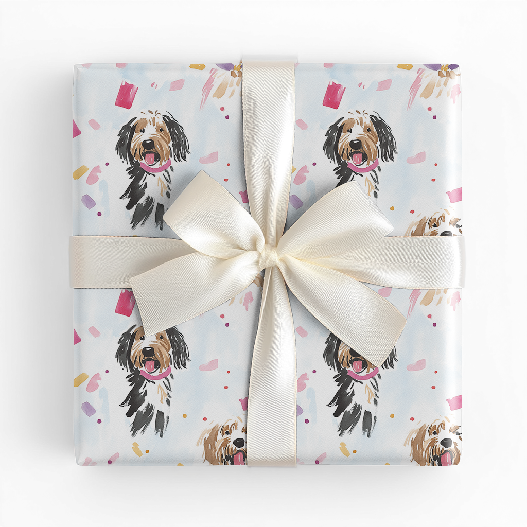 Odie Confetti-Wrapping Paper