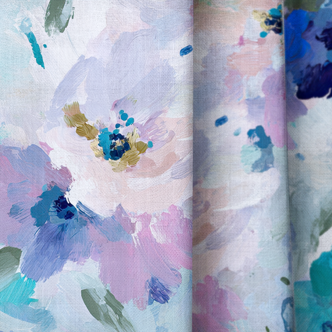 Blurred in Bloom - Drapery — close up