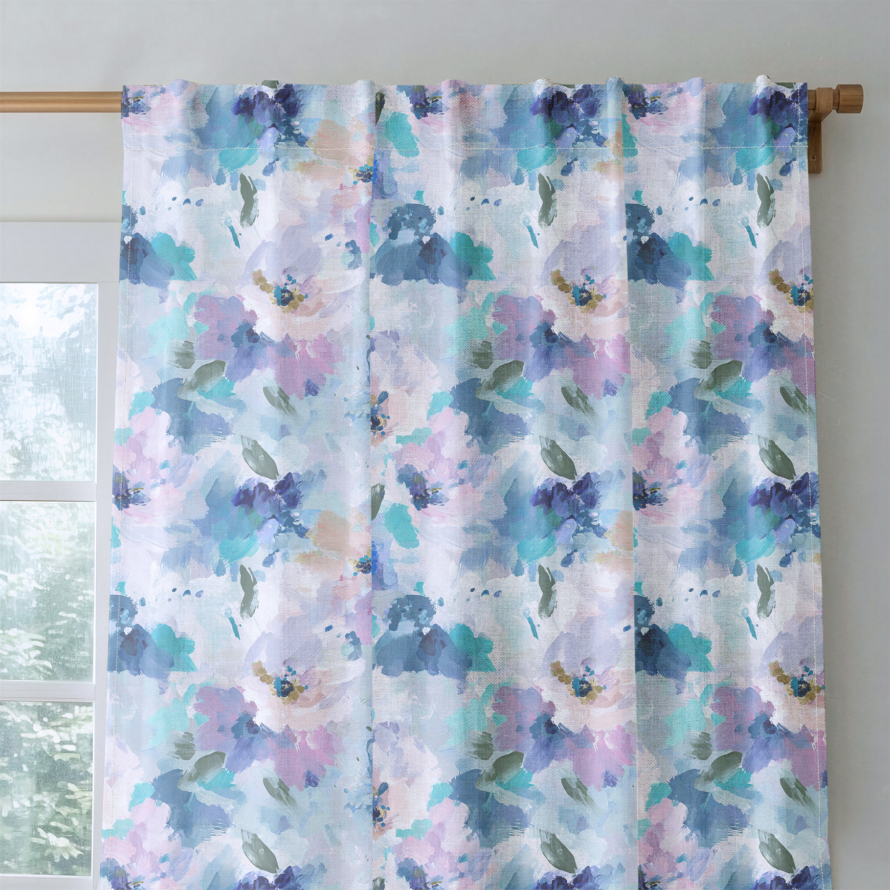 Blurred in Bloom - Drapery — rod