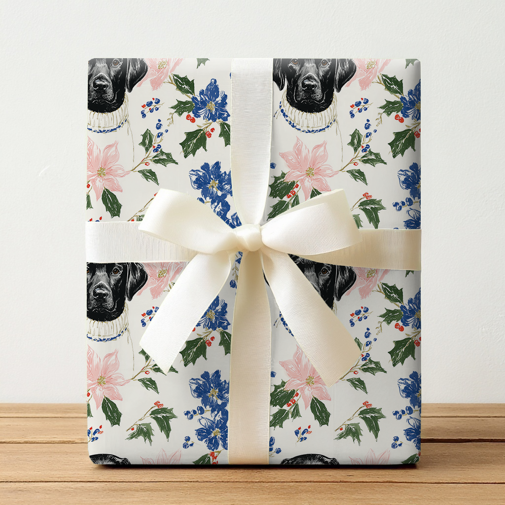 Jolly Labrador - Wrapping Paper