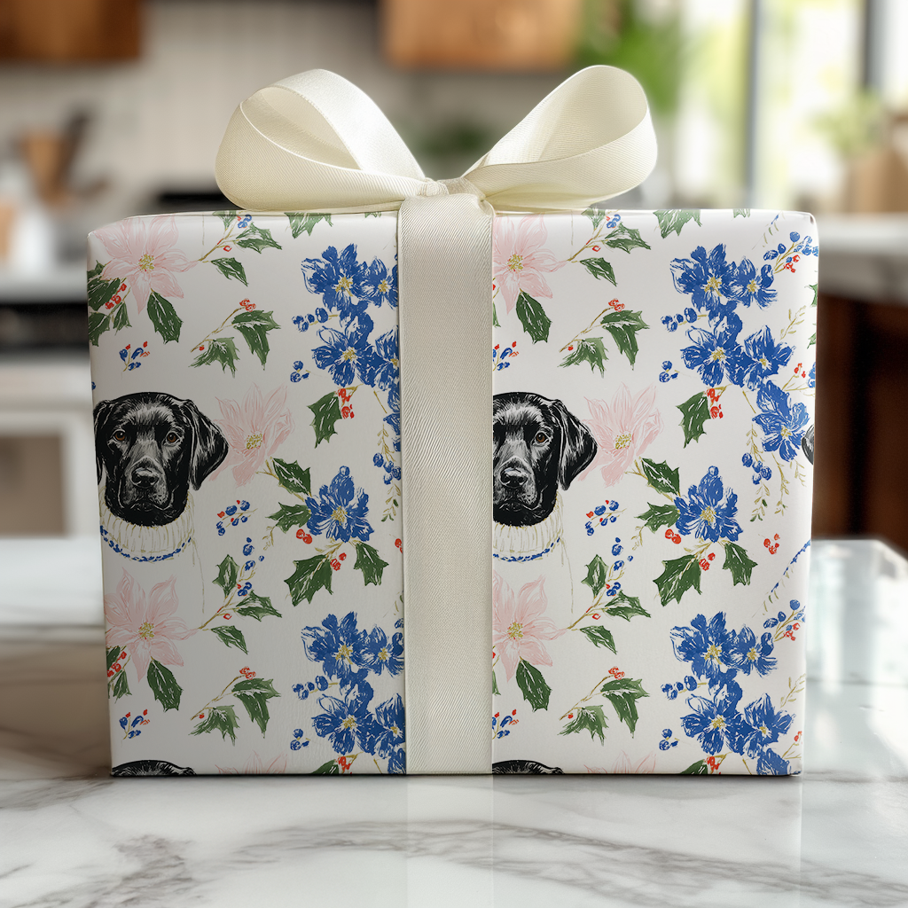 Jolly Labrador - Wrapping Paper