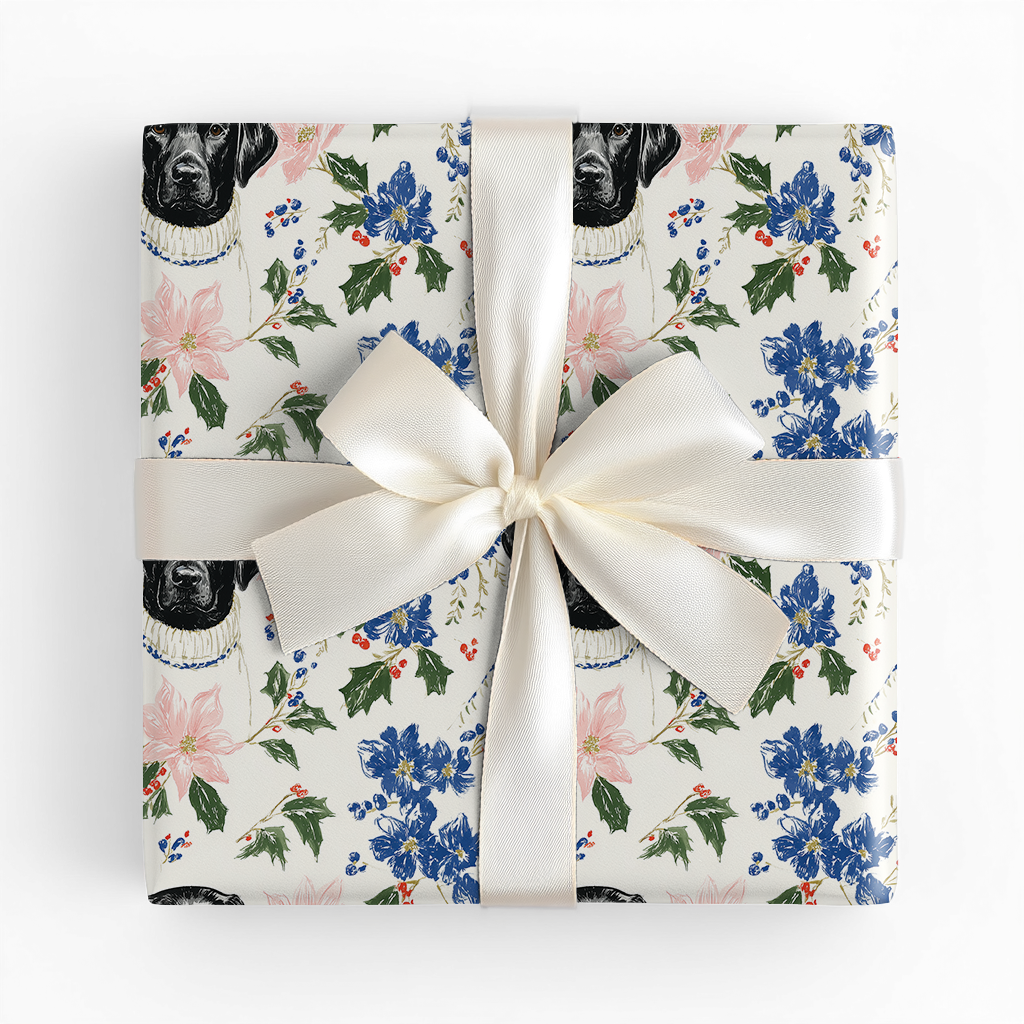 Jolly Labrador - Wrapping Paper